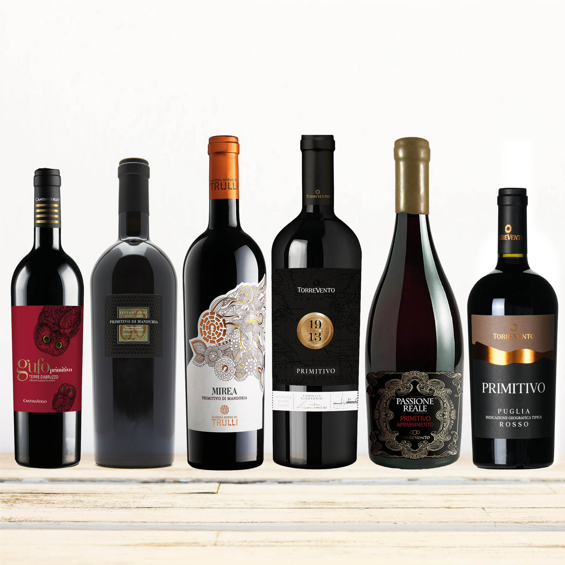 Probierpaket Primitivo - Unsere Topseller (6 x 0,75 l)