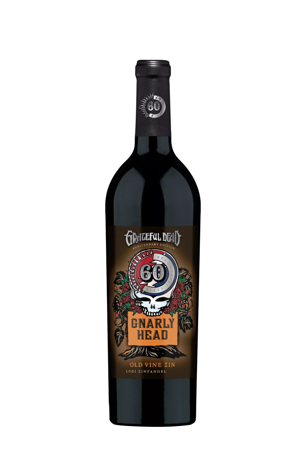 Gnarly Head Wines Old Vine Zinfandel 2023 Greatful Dead Anniversary Edition