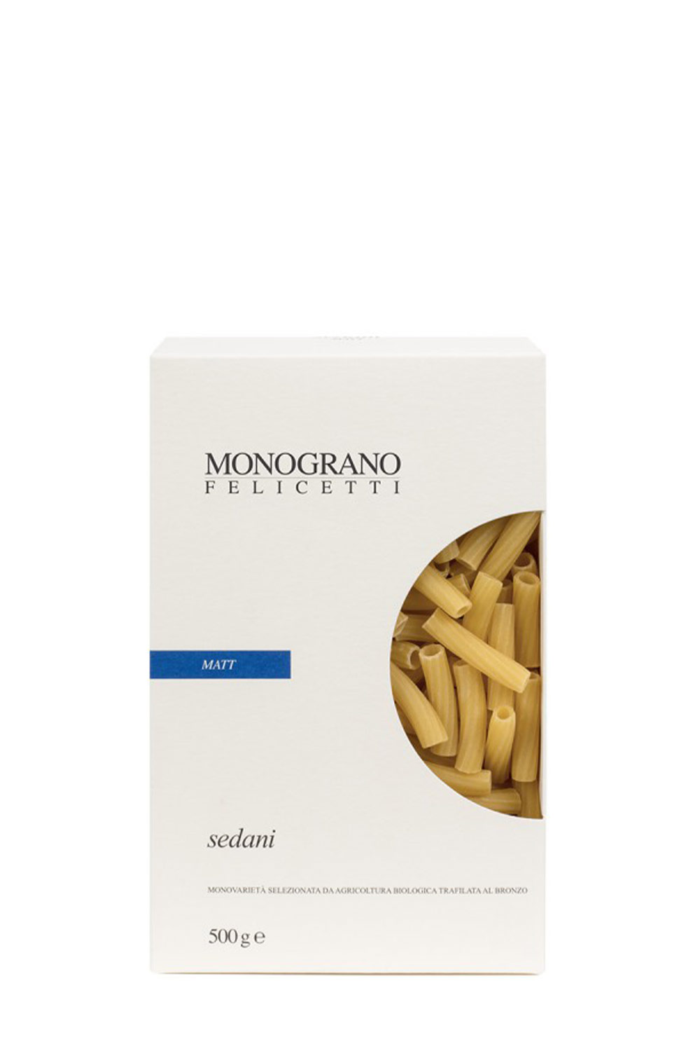 Felicetti Sedani di Granoduro Matt aus Hartweizen Bio 500 g