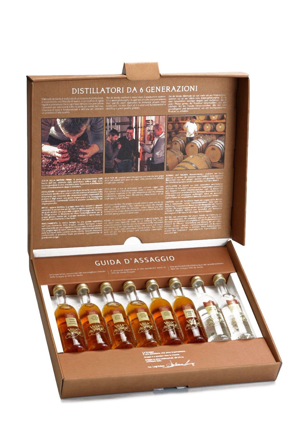 Villa de Varda Grappa-Verkostungsset