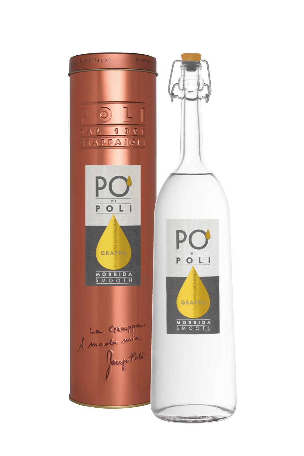 Poli Grappa Poli di Poli Morbida in Geschenkverpackung 0,7