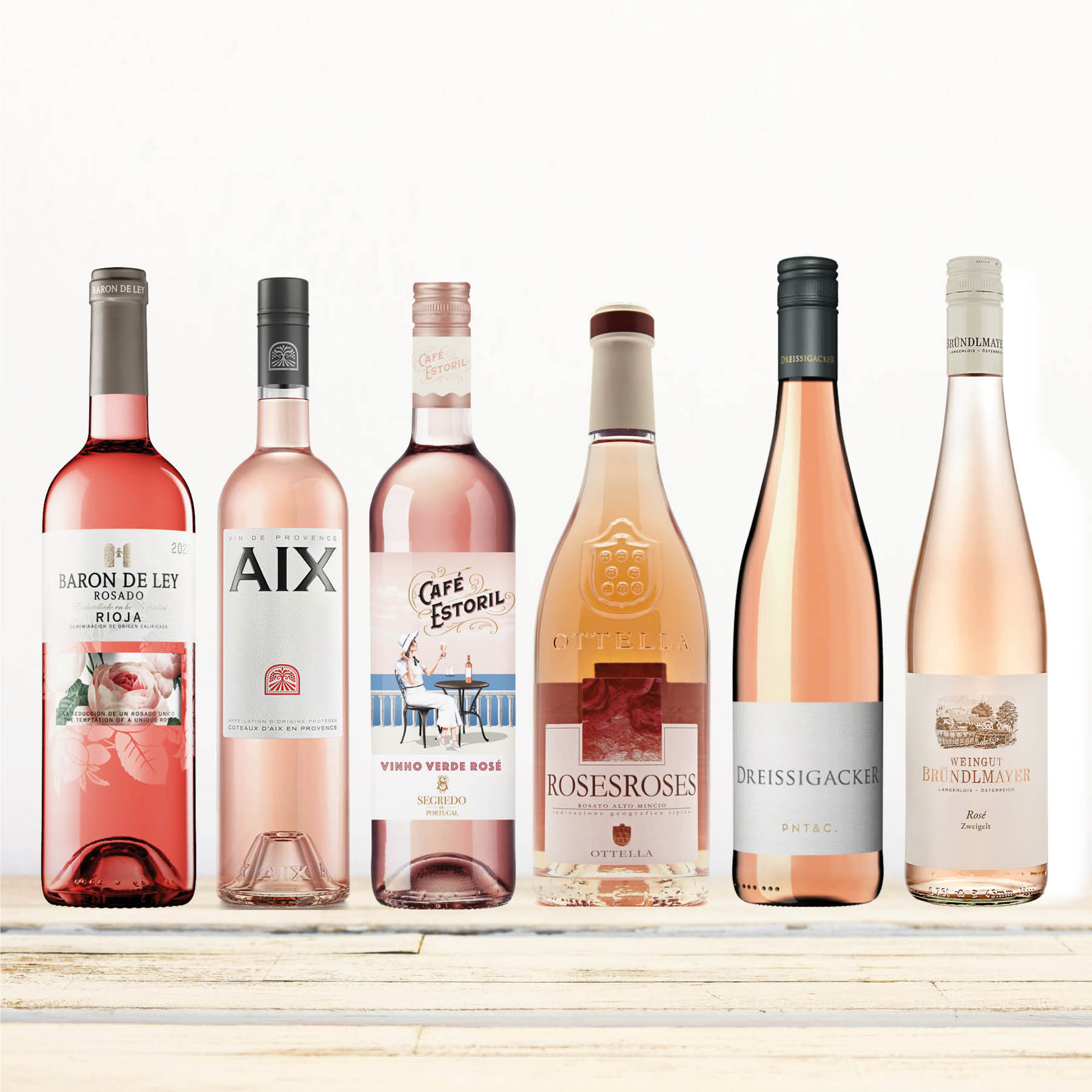 Probierpaket Rosé – Vielfalt aus verschiedenen Regionen (6 x 0,75l)