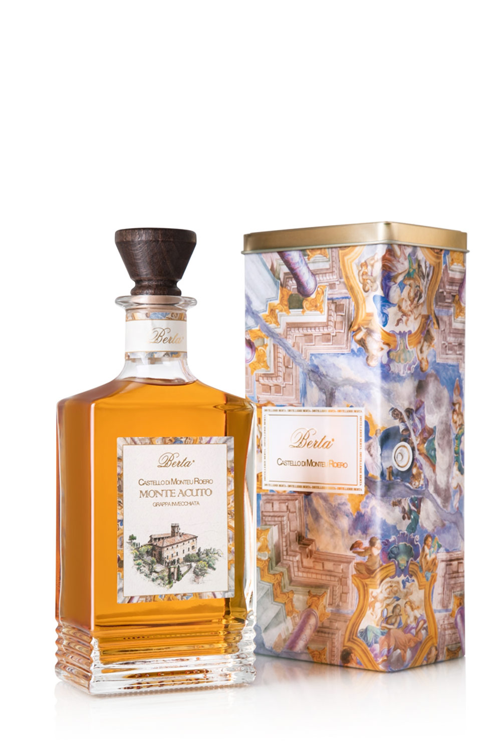 Berta Monte Acuto Grappa Invecchiata mit Geschenkdose
