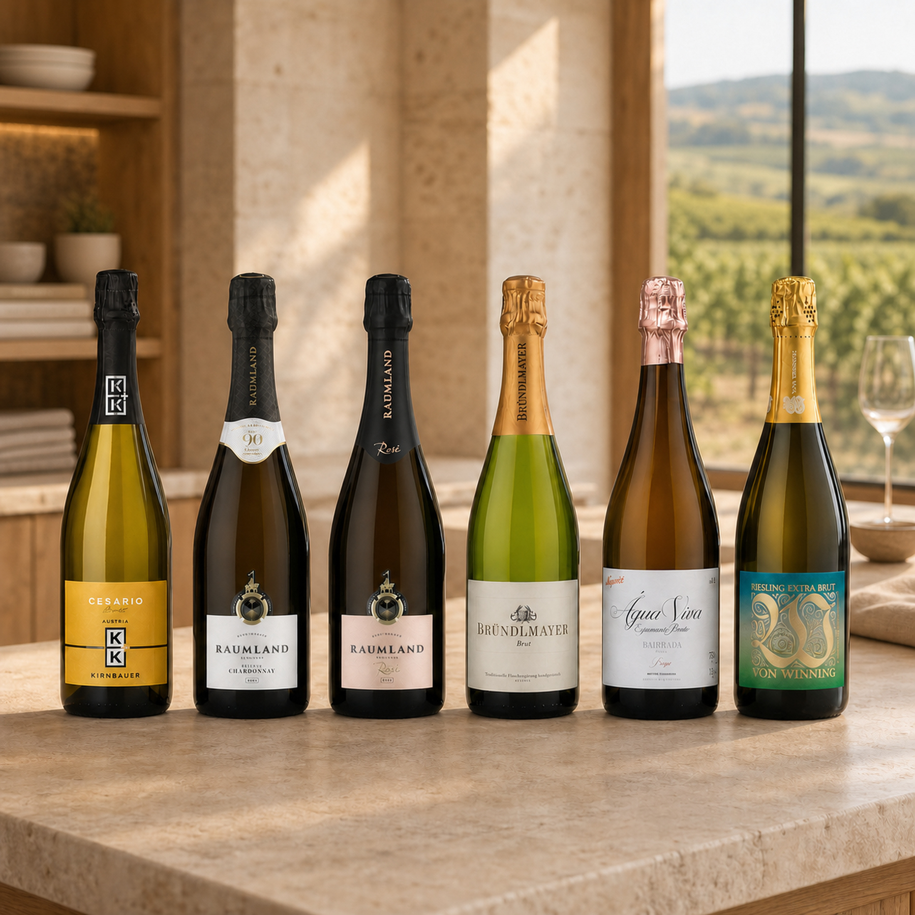 Probierpaket Winzersekt – 6 prickelnde Spezialitäten (6 x 0,75l)