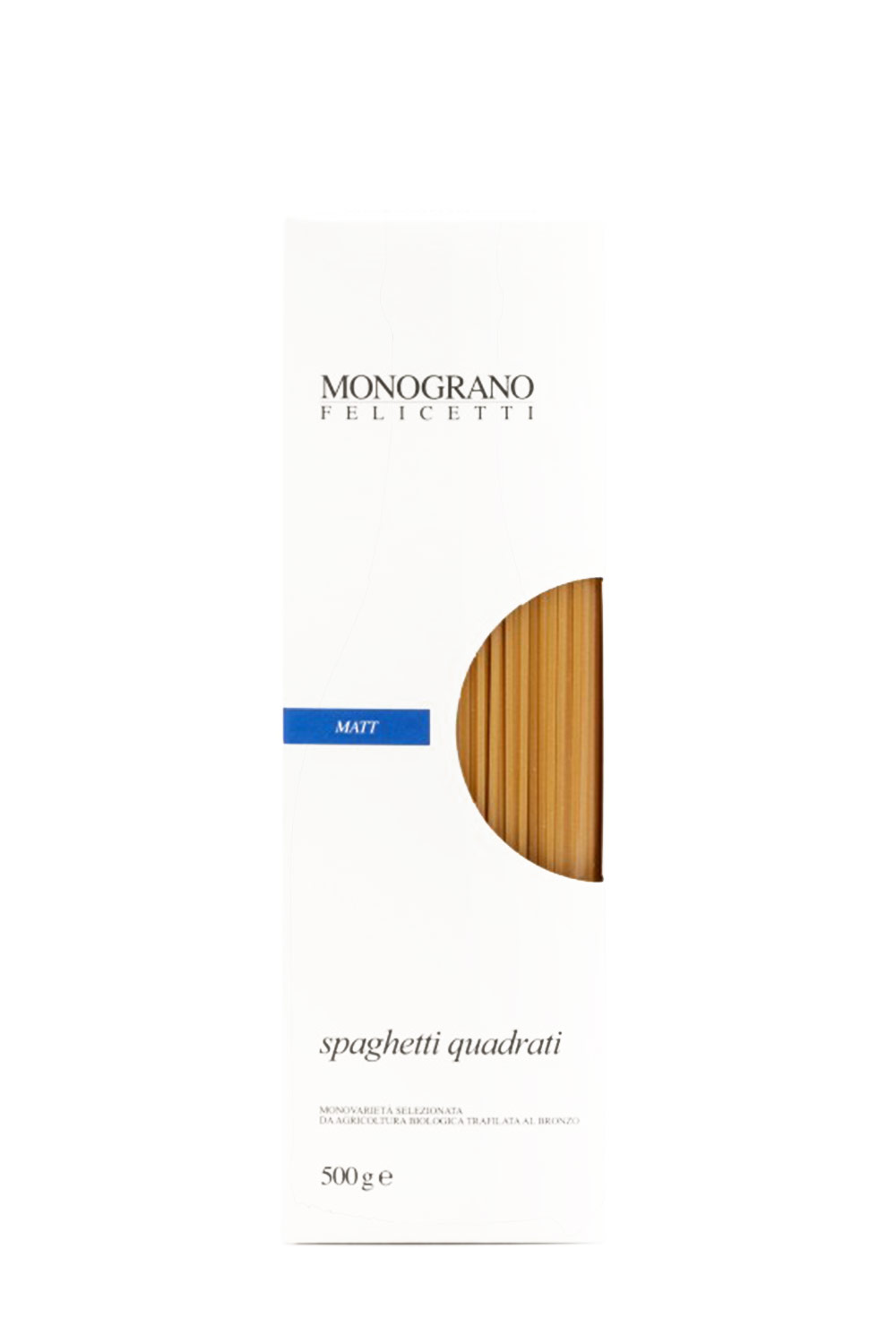 Felicetti Spaghetti Quadrati Matt aus Hartweizen Bio 500 g