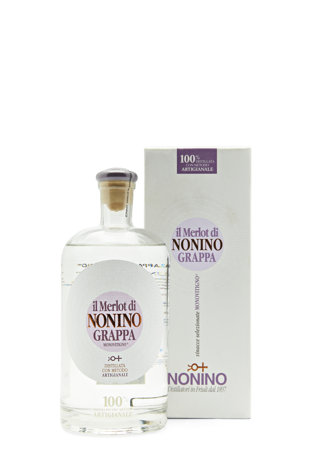 Nonino-Grappa-Merlot-070L-1 Nonino Grappa Il Merlot Monovitigno