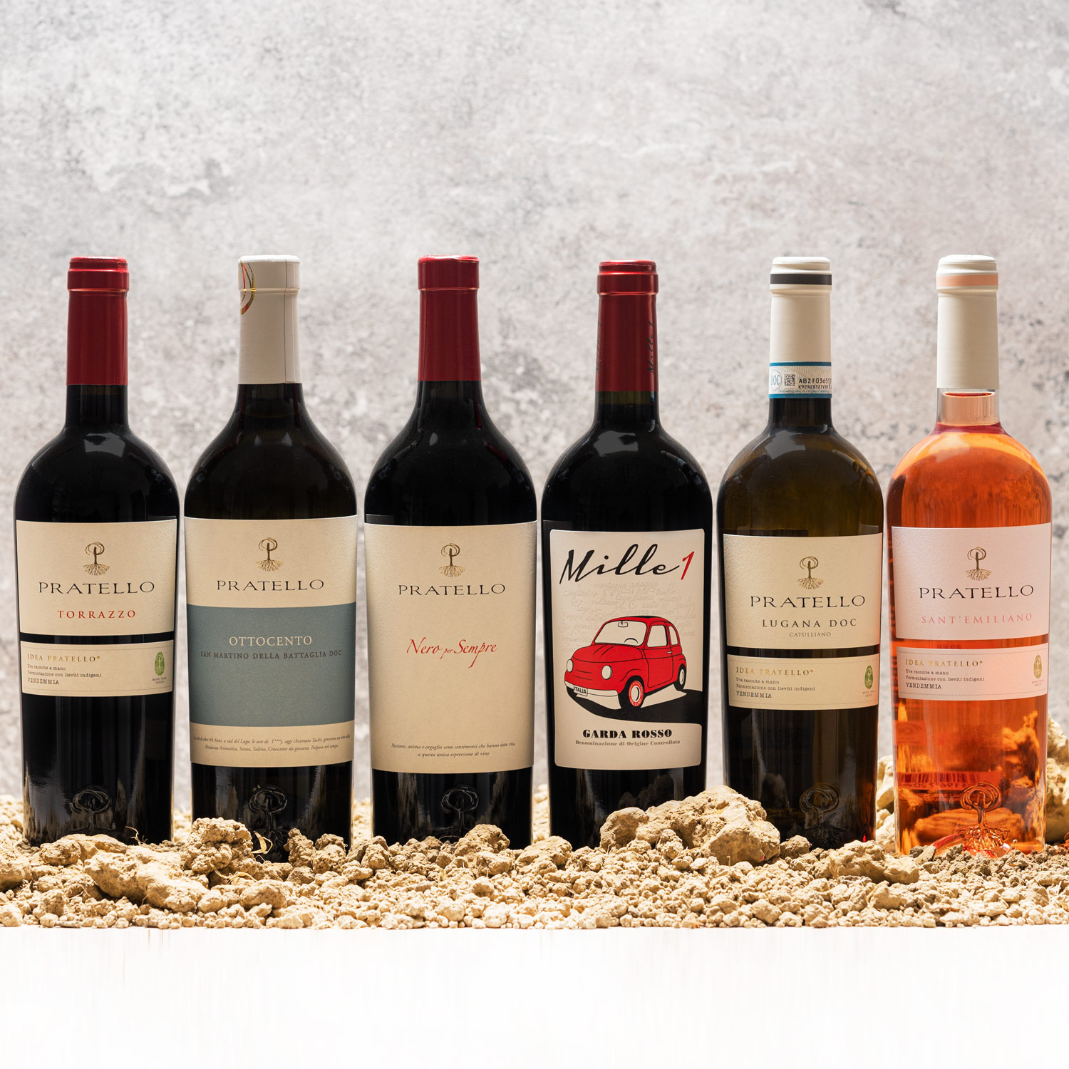 Probierpaket Pratello aus der Lombardei (6 x 0,75l) | Online kaufen bei  Senti Vini - Weine aus Italien