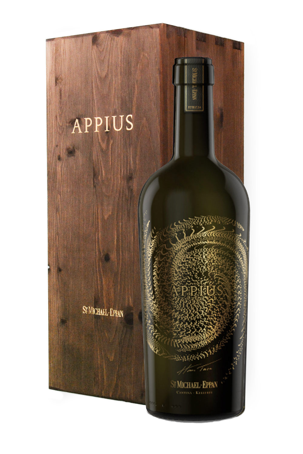 St. Michael-Eppan Appius DOC 2018 mit Holzkiste | Online kaufen bei Senti  Vini - Weine aus Italien