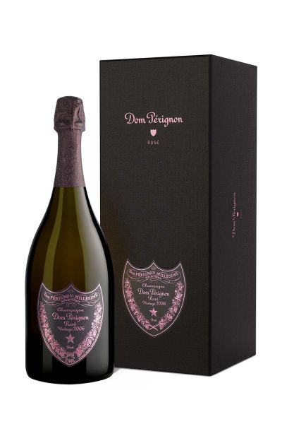 Dom Pérignon Champagner Brut Rosé Vintage 2008 mit Geschenkbox