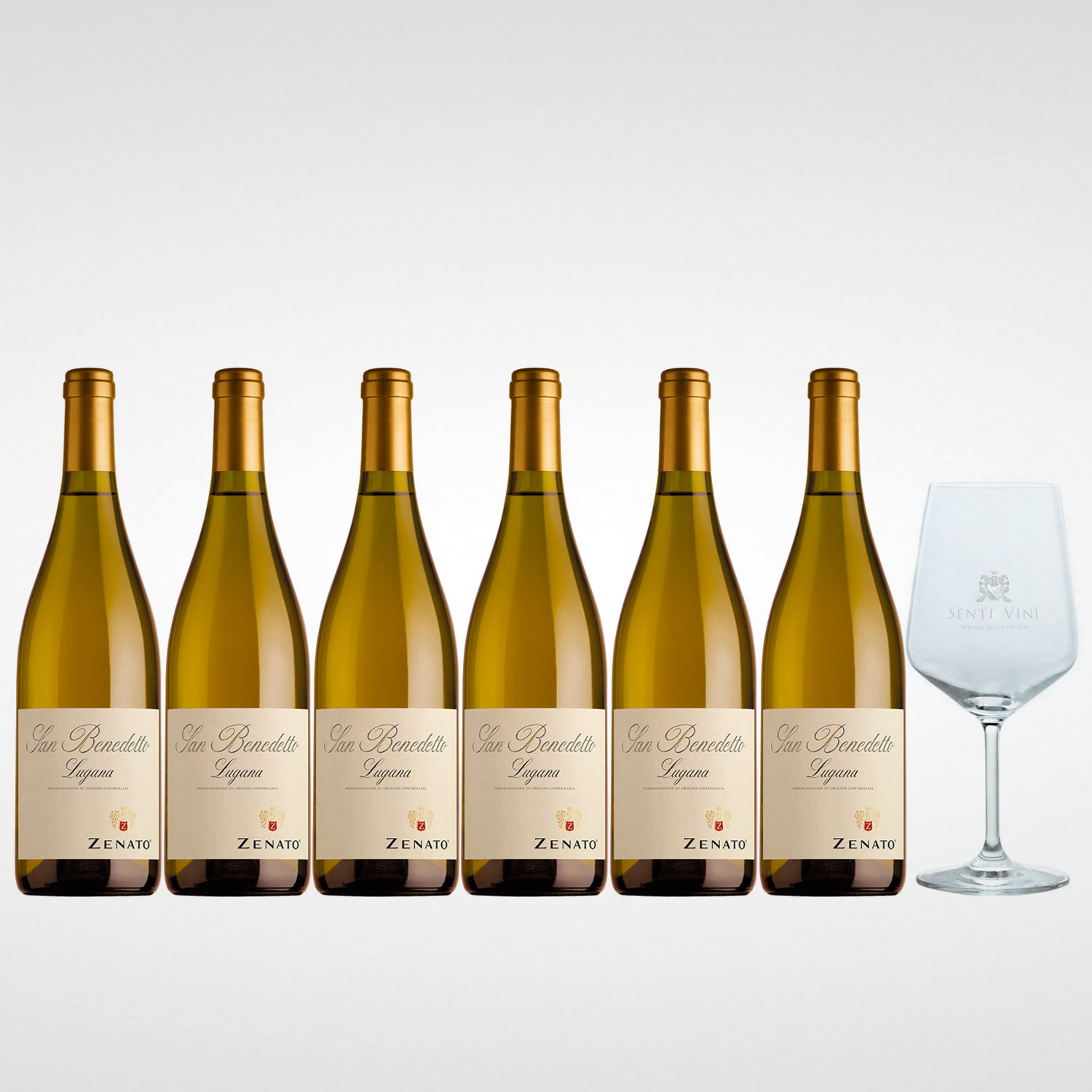 Sparpaket Zenato San Online Lugana Benedetto 0,75l) Weine 2022 Vini x Italien Weinglas mit Vini | Senti (6 Senti bei Spiegelau DOC kaufen aus 